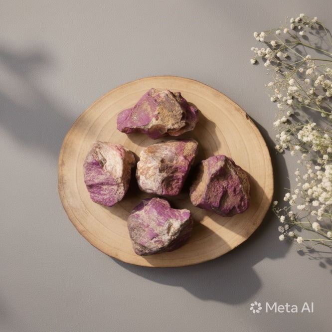 Kalavati Agate Natural Purpurite Crystal