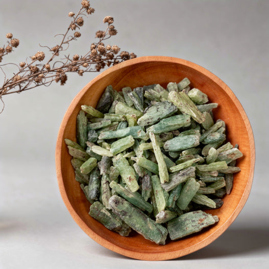 Kalavati Agate Premium Raw Green Kyanite Crystal