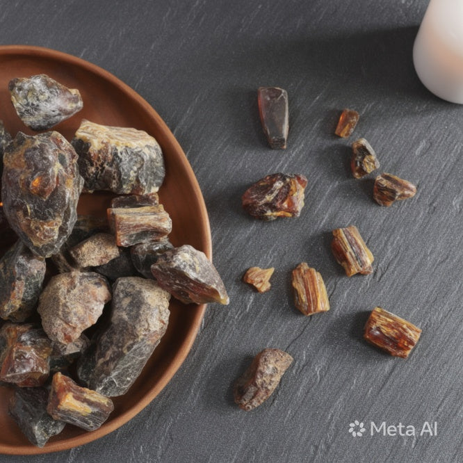 Kalavati Agate Natural Blue Amber Stone