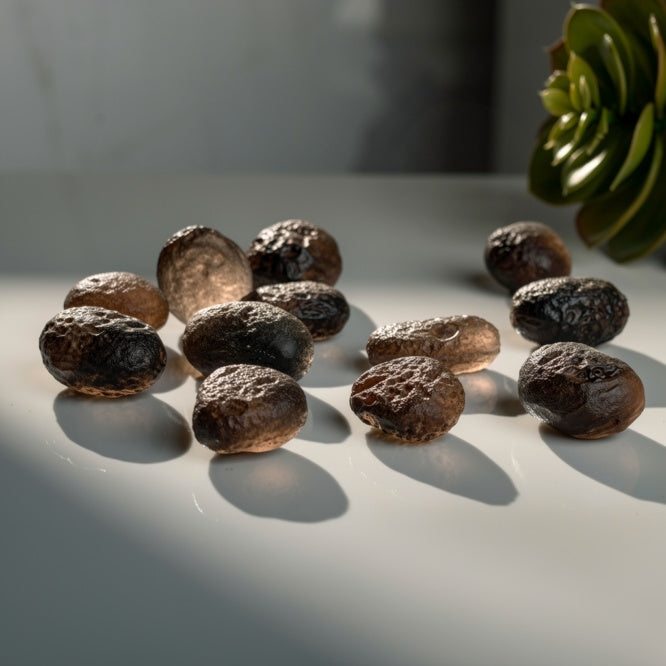 Kalavati Agate Premium Raw Black Colombianite Stone