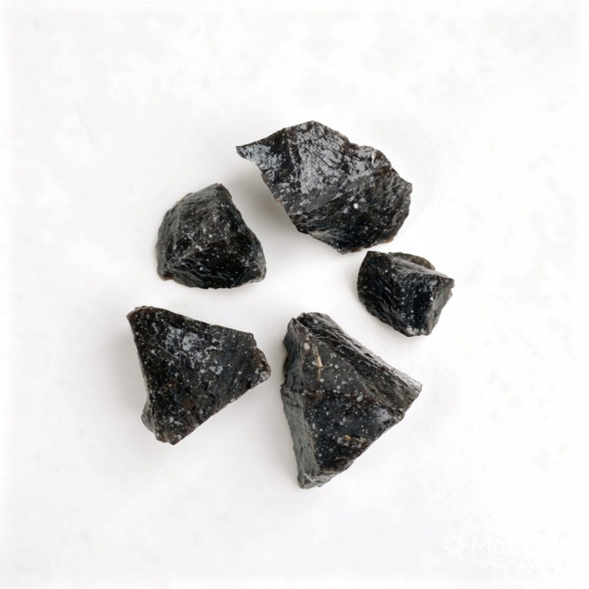 Kalavati Agate Authentic Black Obsidian Stone