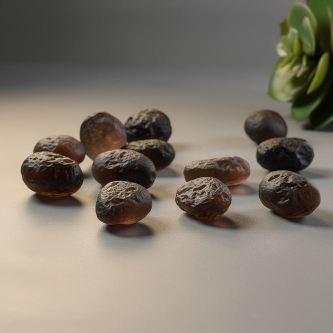 Kalavati Agate Premium Raw Black Colombianite Stone