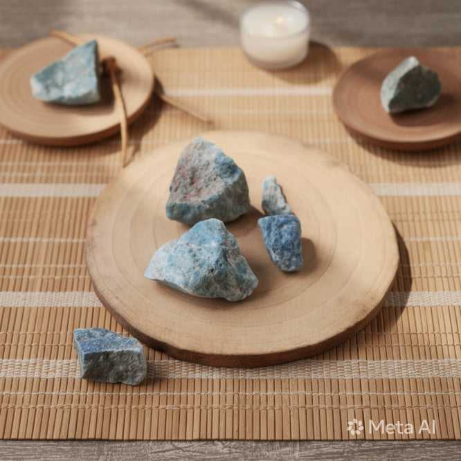 Kalavati Agate Authentic Blue Apatite Stone