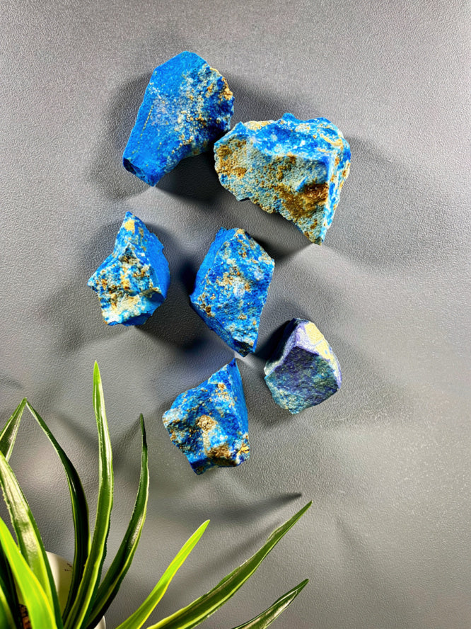 Kalavati Agate Premium Medium Raw Lapis Lazuli Stone