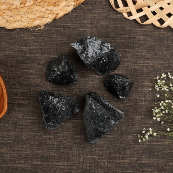 Kalavati Agate Authentic Black Obsidian Stone