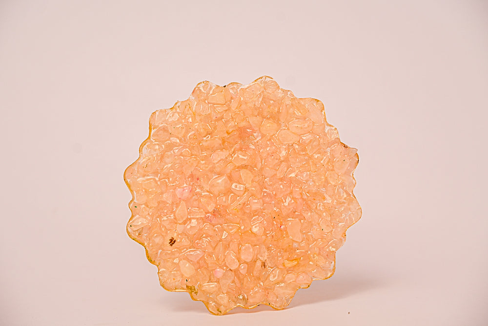Kalavati  Agate  Peach Glow Plate