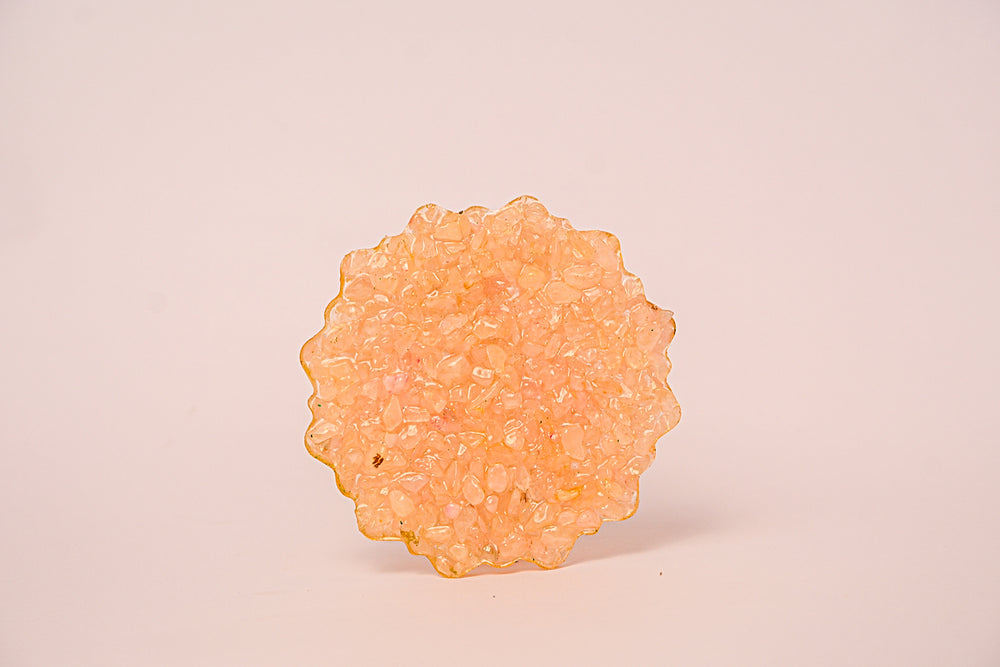Kalavati  Agate  Peach Glow Plate