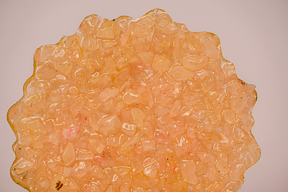 Kalavati  Agate  Peach Glow Plate