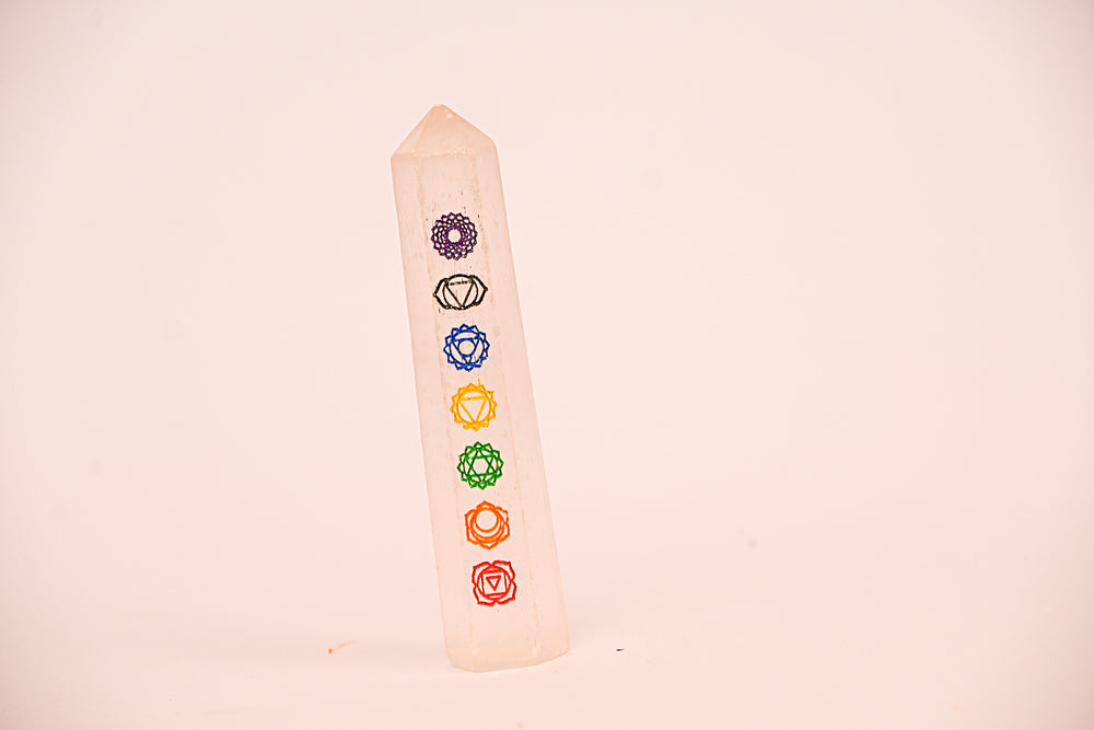 Kalavati Agate 7 Chakra Healing  Crystal  Wand