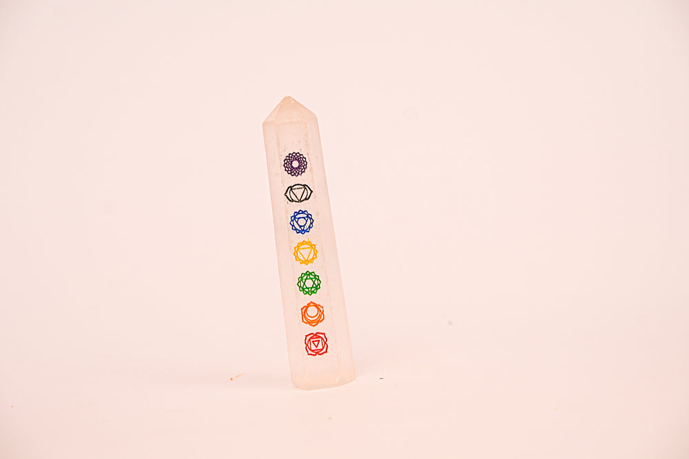 Kalavati Agate 7 Chakra Healing  Crystal  Wand