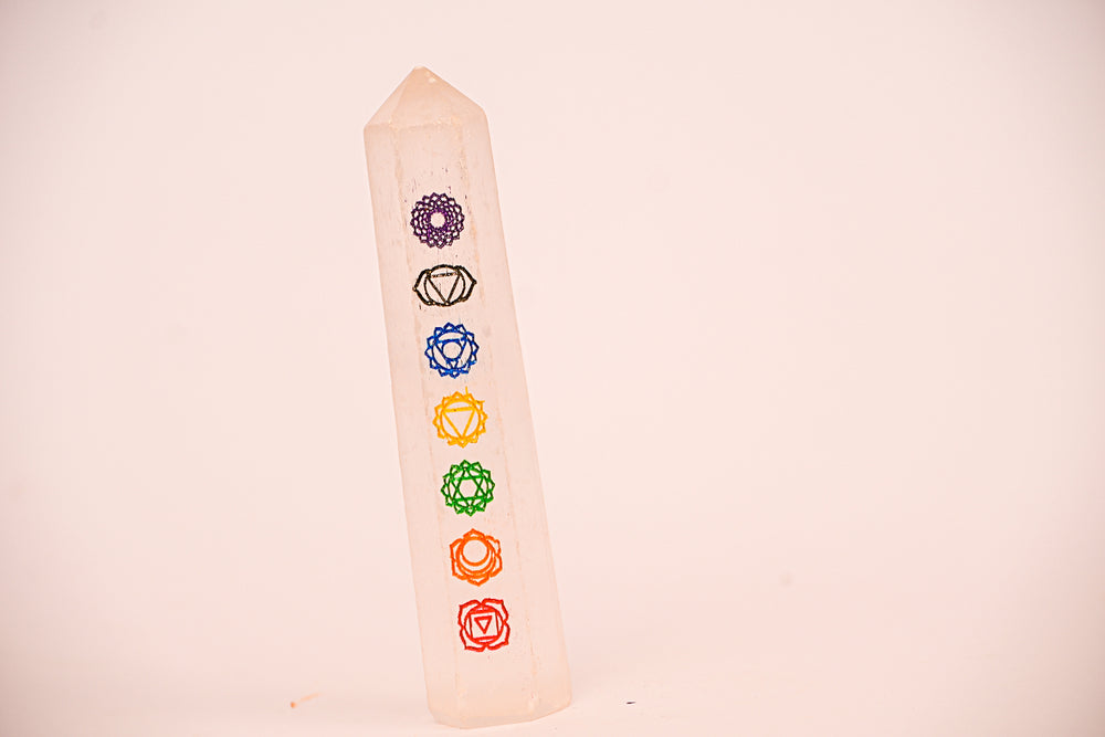 Kalavati Agate 7 Chakra Healing  Crystal  Wand