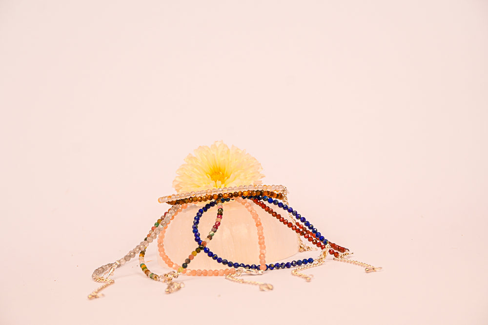 Kalavati Agate Seven Shades Crystal Bracelets