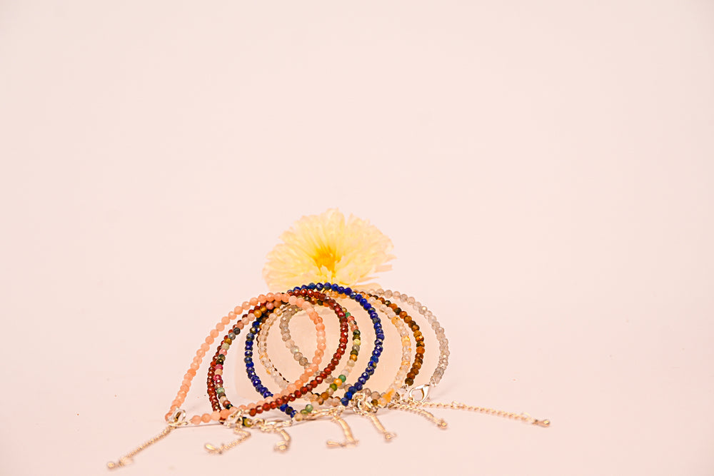 Kalavati Agate Seven Shades Crystal Bracelets