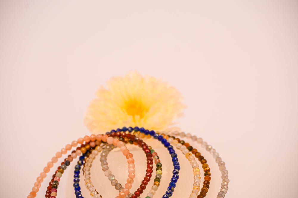 Kalavati Agate Seven Shades Crystal Bracelets