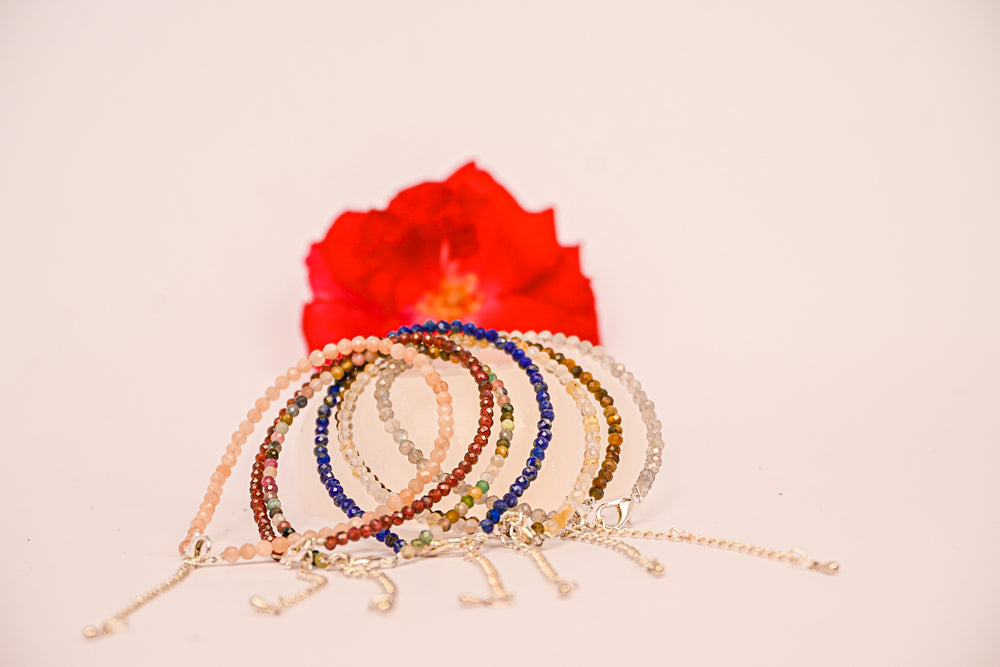 Kalavati Agate Seven Shades Crystal Bracelets