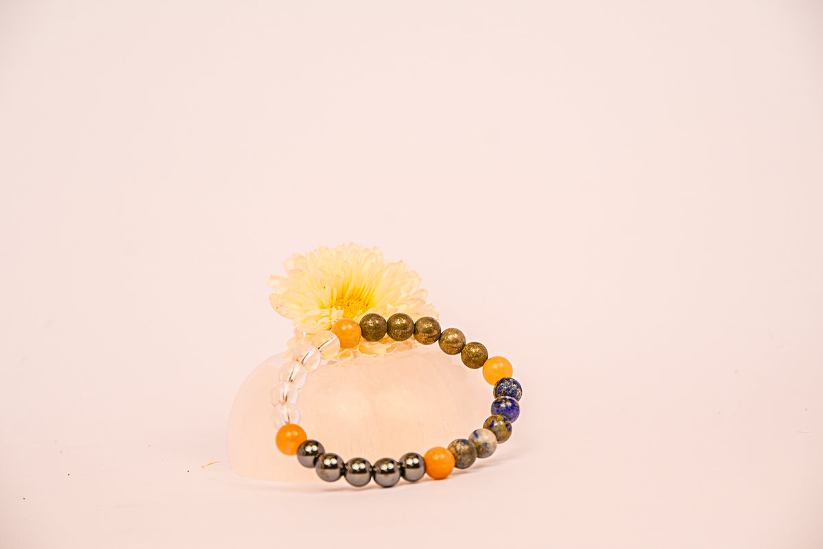 Kalavati Agate Tricolor Energy Stone Bracelet