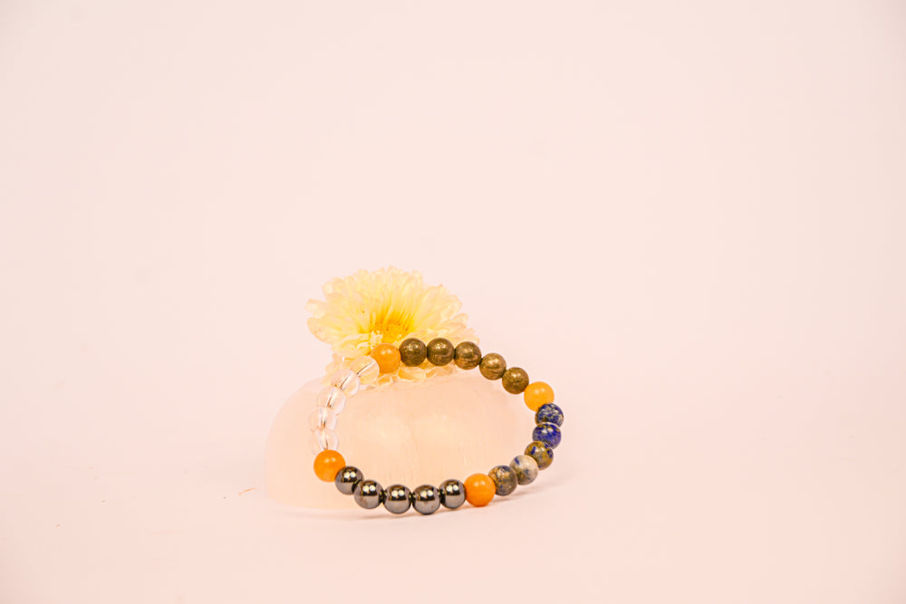 Kalavati Agate Tricolor Energy Stone Bracelet
