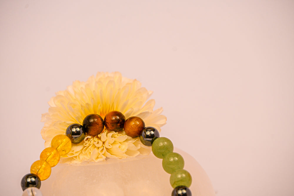 Kalavati Agate  Chakra Fusion Beaded  Bracelet