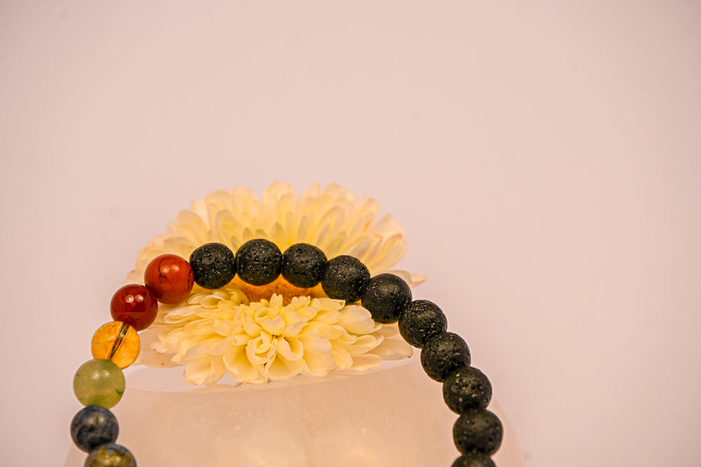 Kalavati Agate Divine Seven Chakra Bracelet