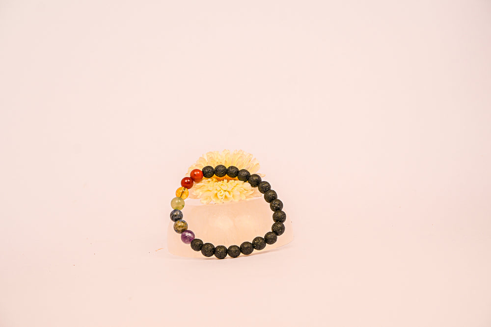 Kalavati Agate Divine Seven Chakra Bracelet