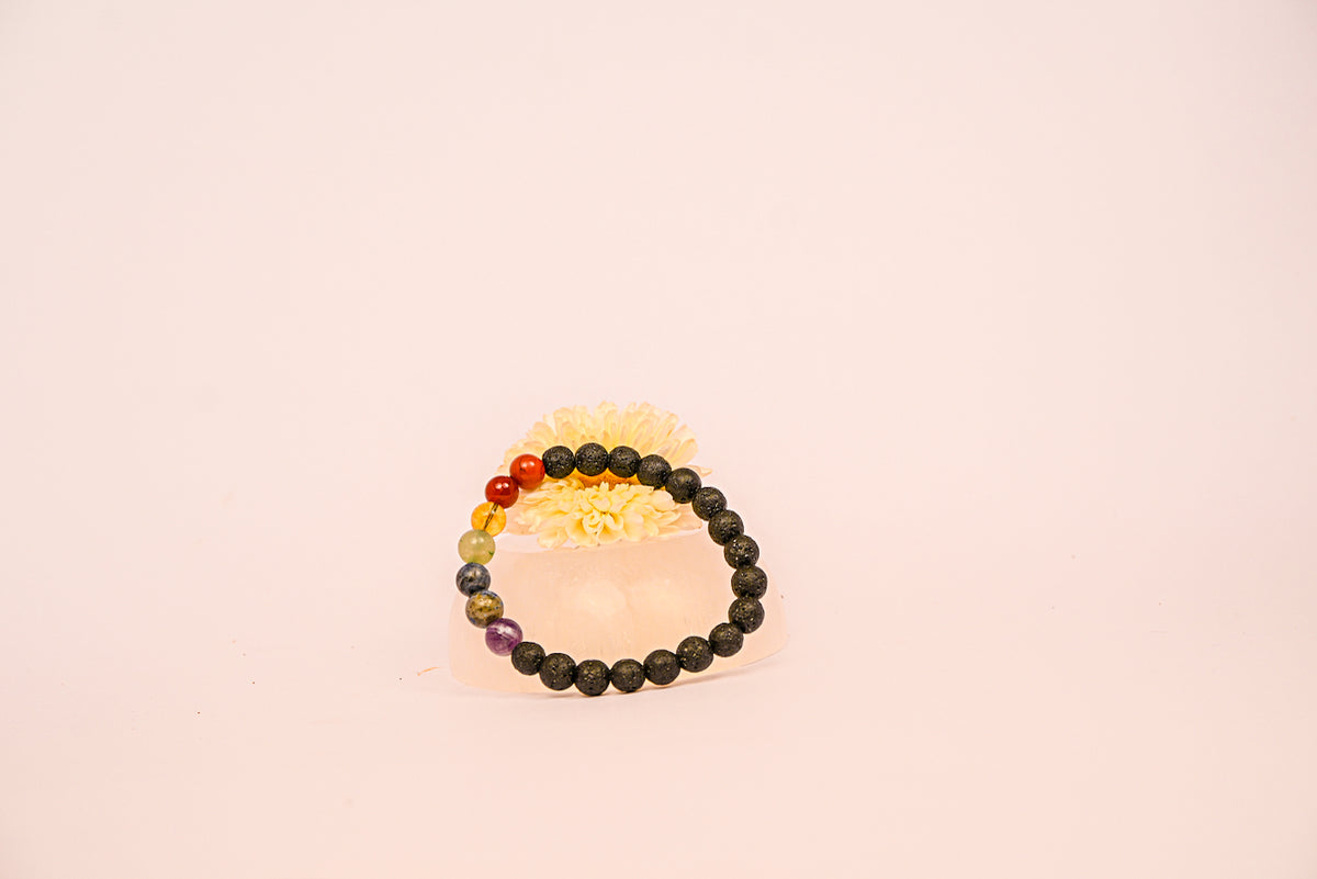 Kalavati Agate Divine Seven Chakra Bracelet