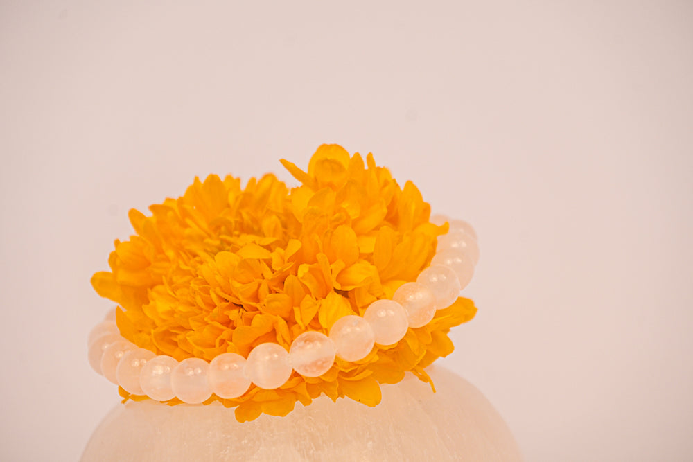 Kalavati Agate Divine White Aura Bracelet