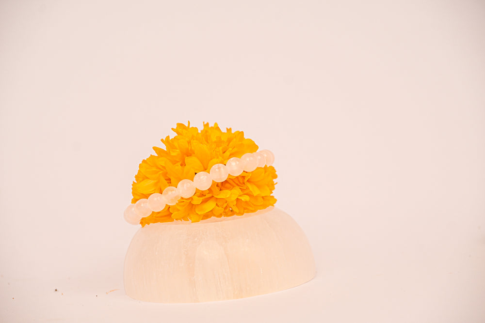 Kalavati Agate Divine White Aura Bracelet
