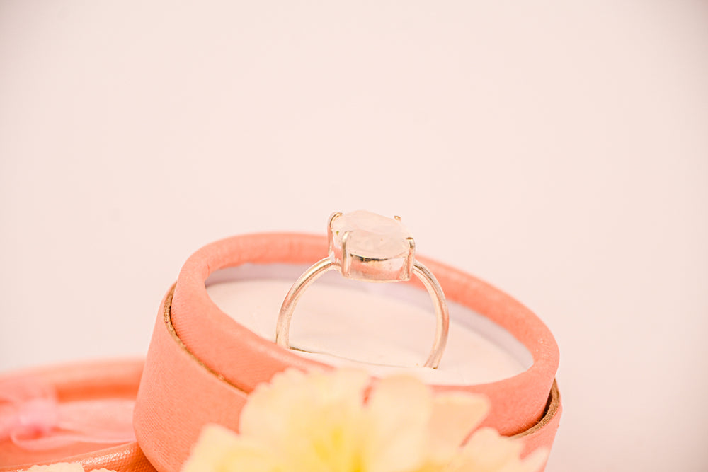 Kalavati Agate  Chandra Moti ring