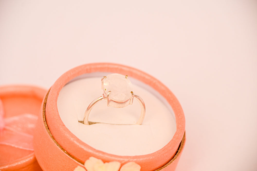 Kalavati Agate  Chandra Moti ring