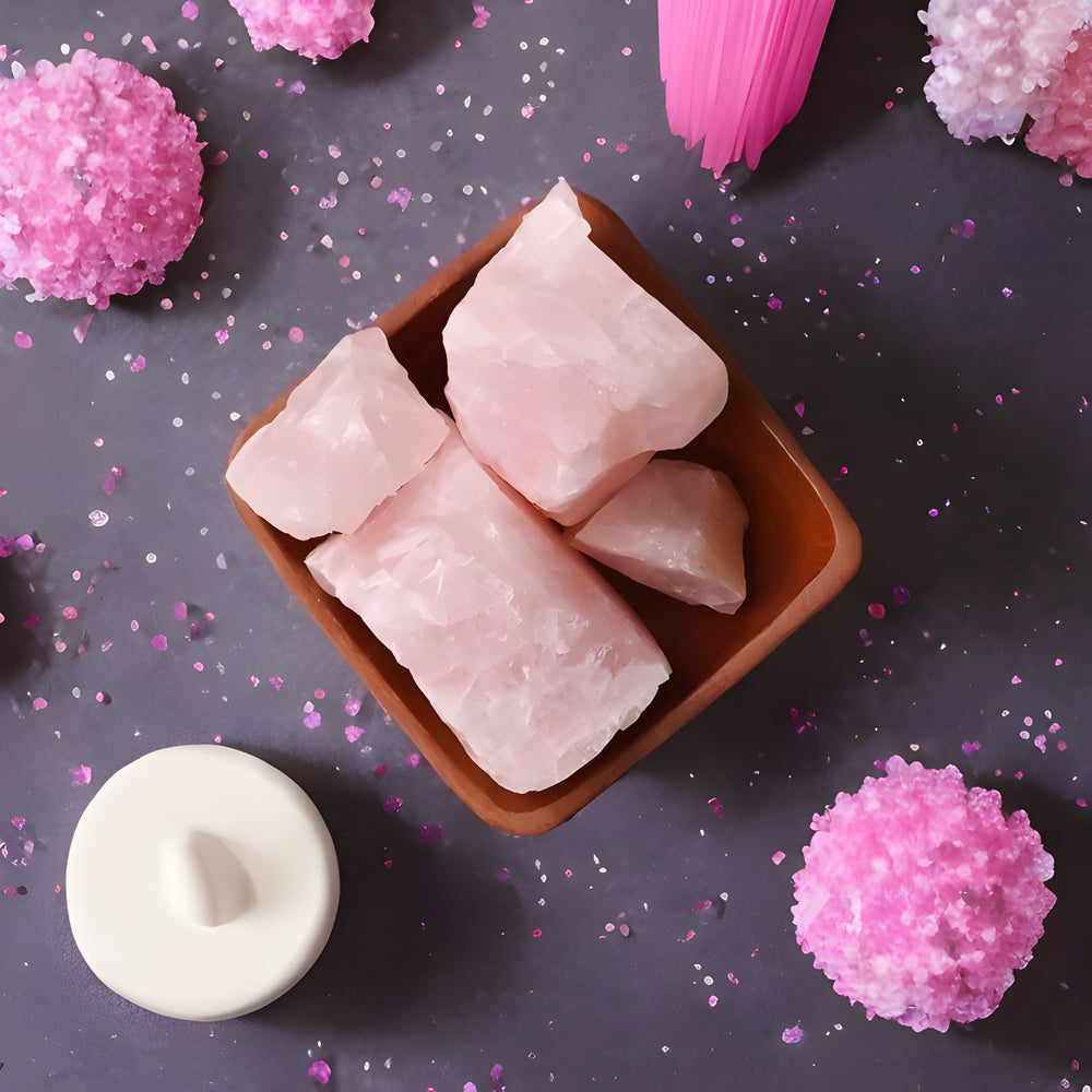 Kalawati Agate Natural Rose Quartz Rough Stone