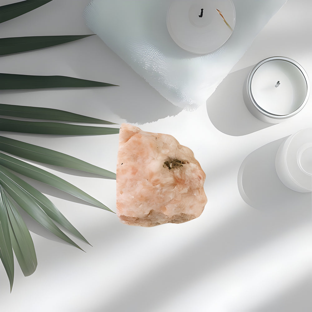 Kalavati Agate Natural Himalayan Pink Salt Stone