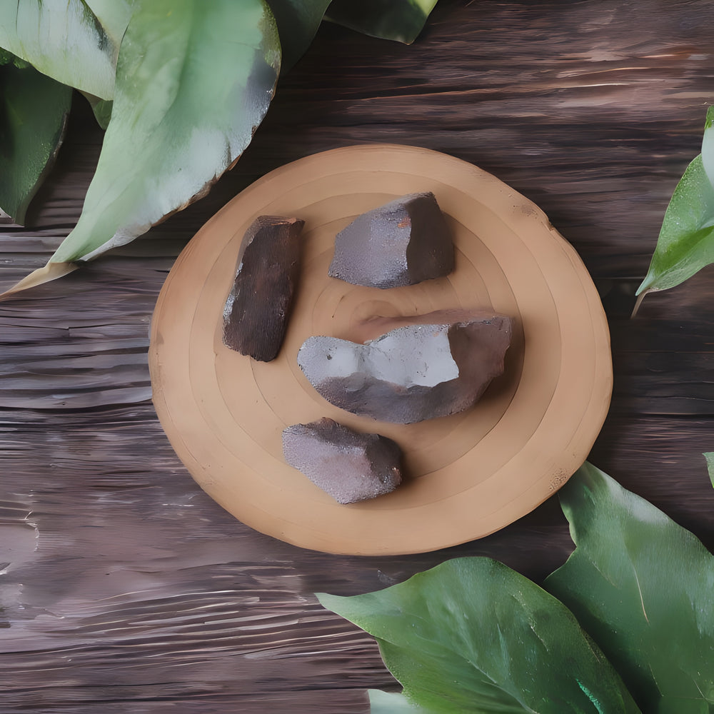 Kalavati Agate Raw Black Shungite Crystal