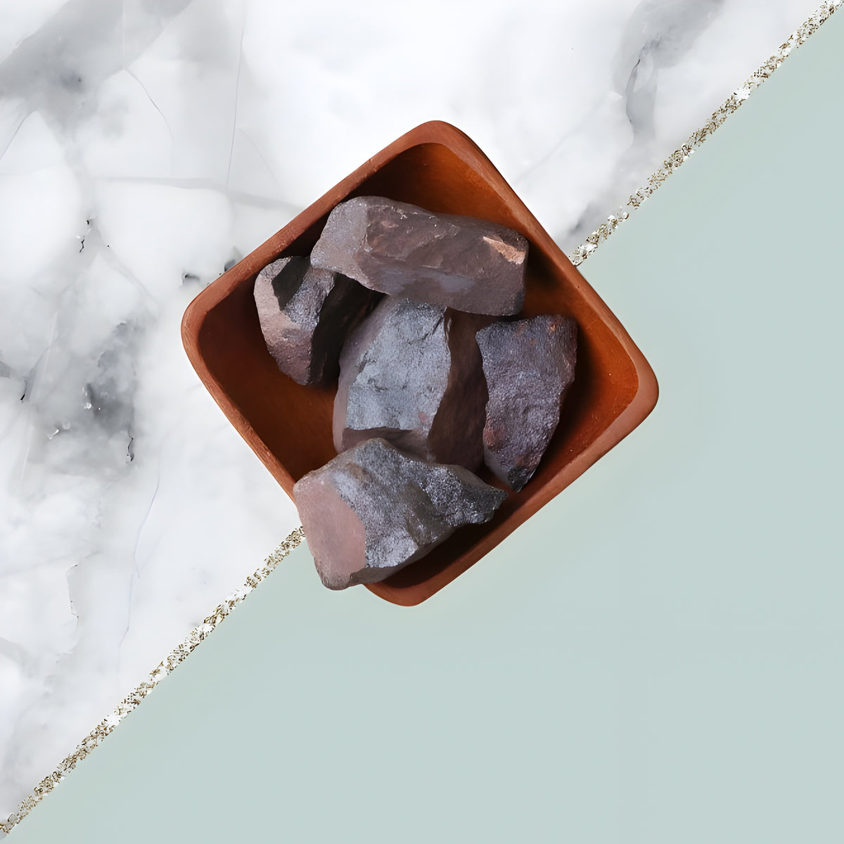 Kalavati Agate Raw Black Shungite Crystal