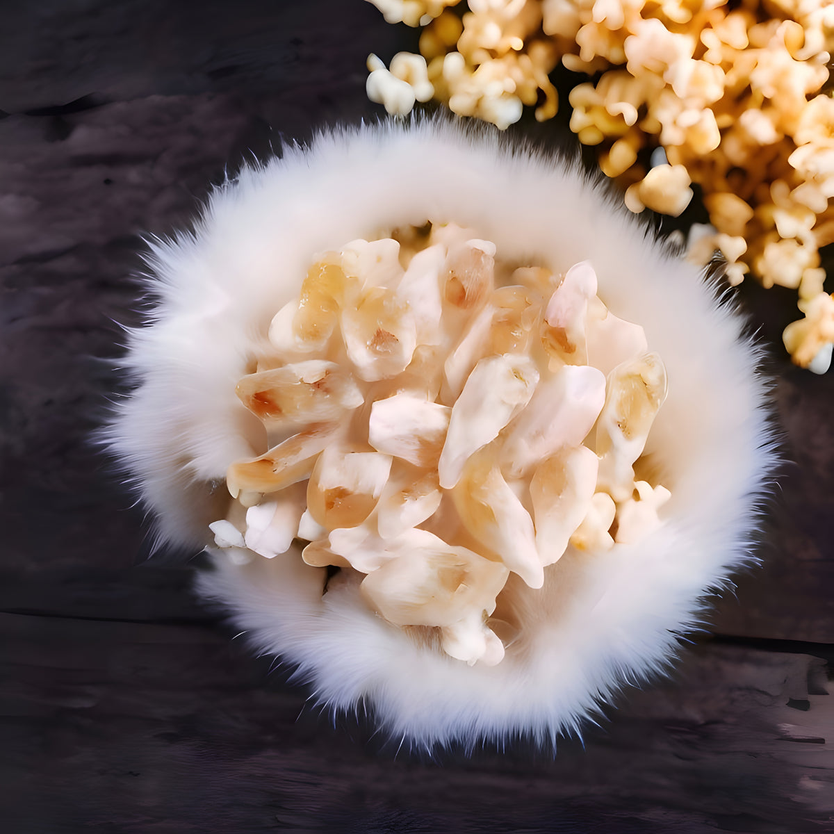 Kalavati Agate Raw Peach Moonstone Crystal Chips