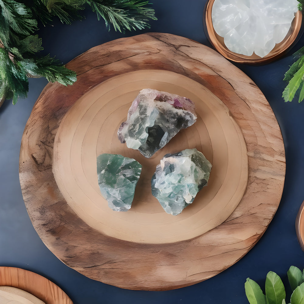 Kalavati Agate Premium Rainbow Fluorite Crystal