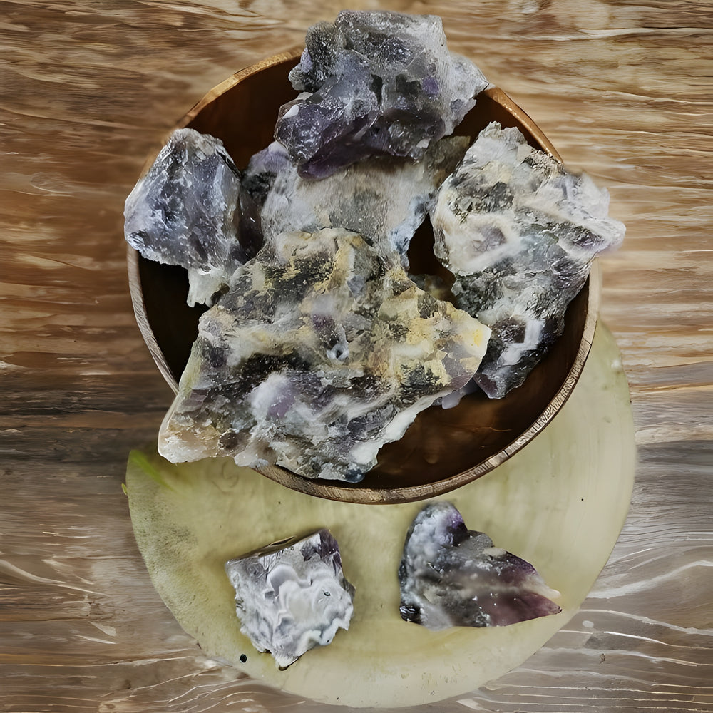 Kalavati Agate Raw Chevron Amethyst Crystal