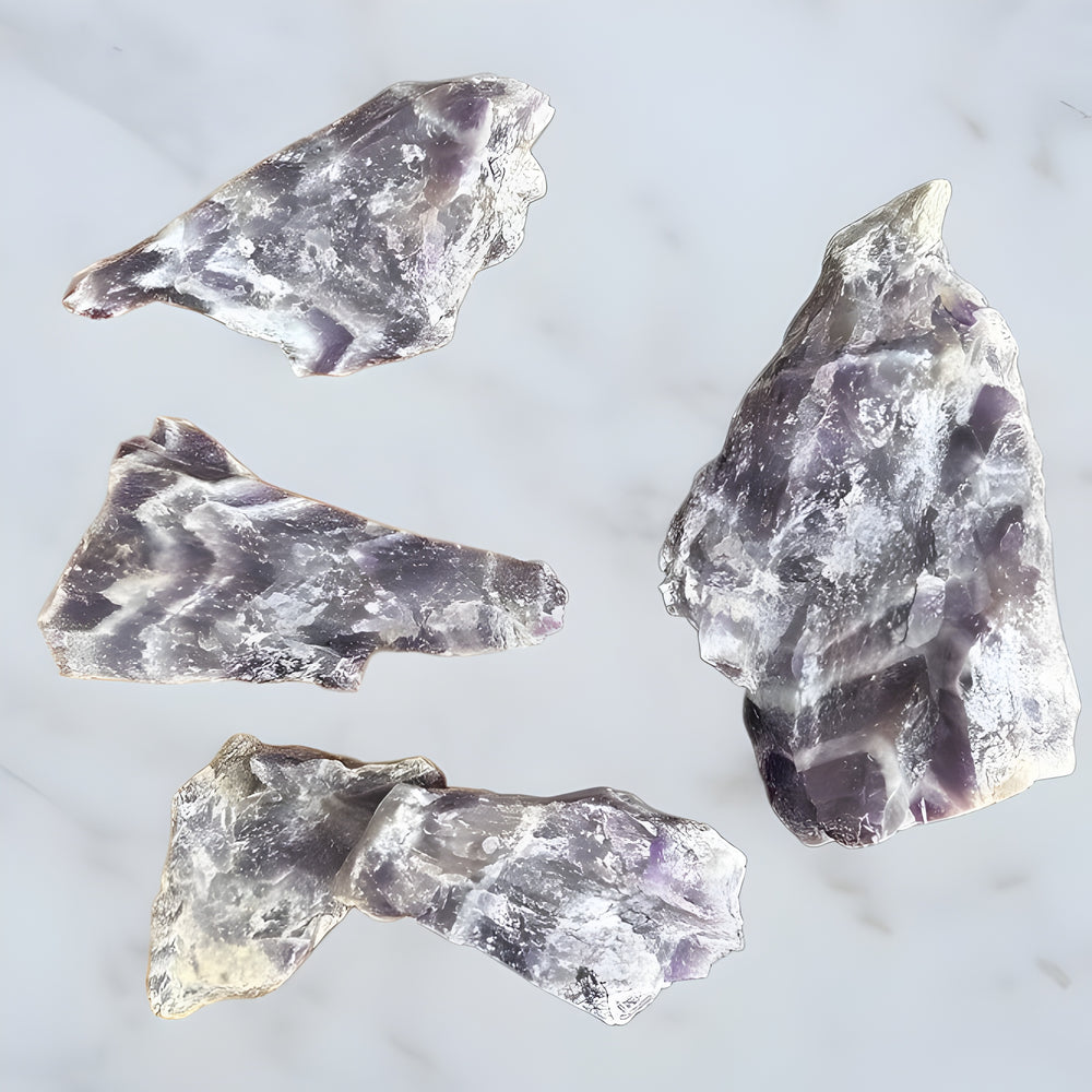 Kalavati Agate Raw Chevron Amethyst Crystal