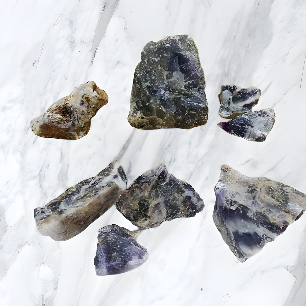 Kalavati Agate Raw Chevron Amethyst Crystal