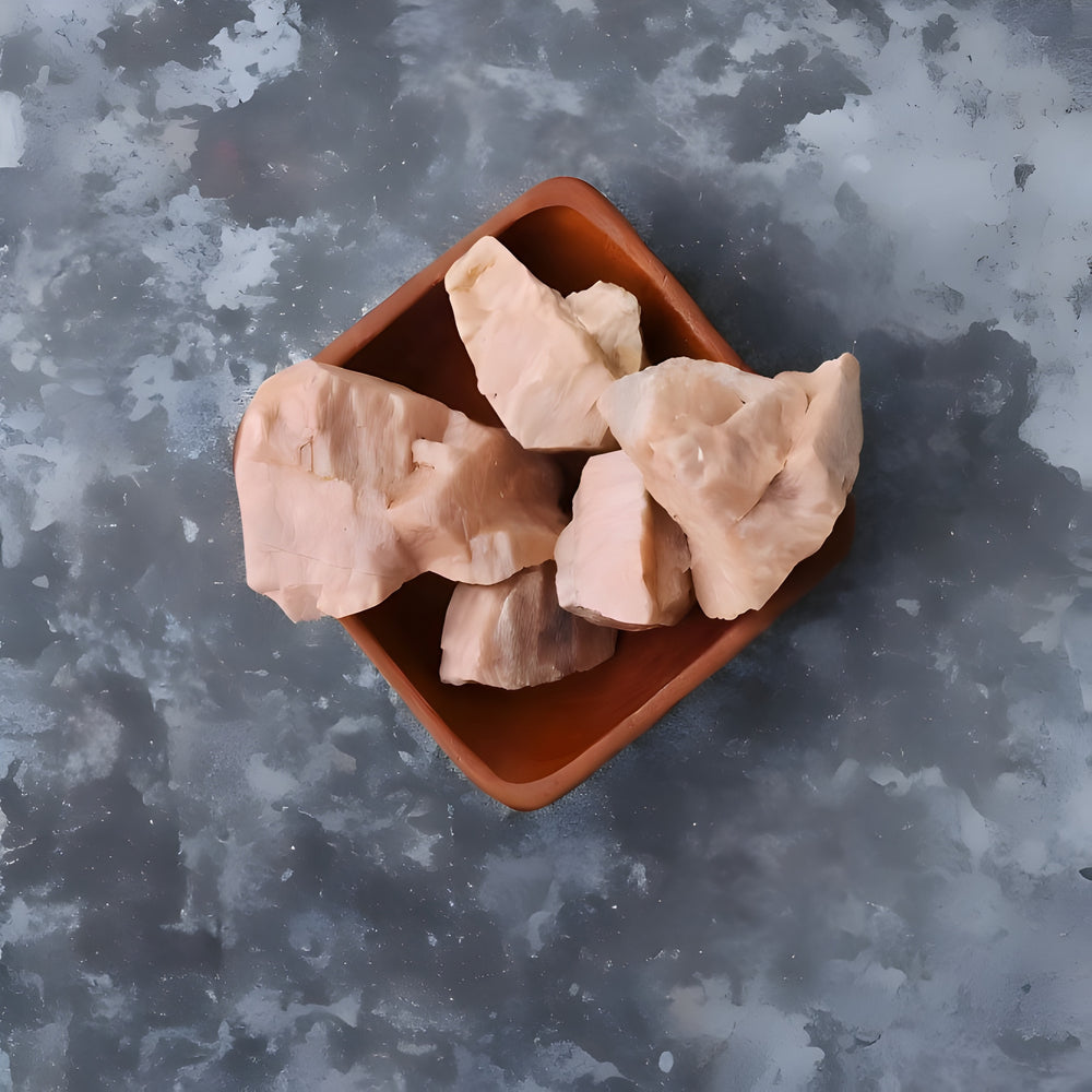 Kalavati Agate Raw Peach Moonstone Crystal