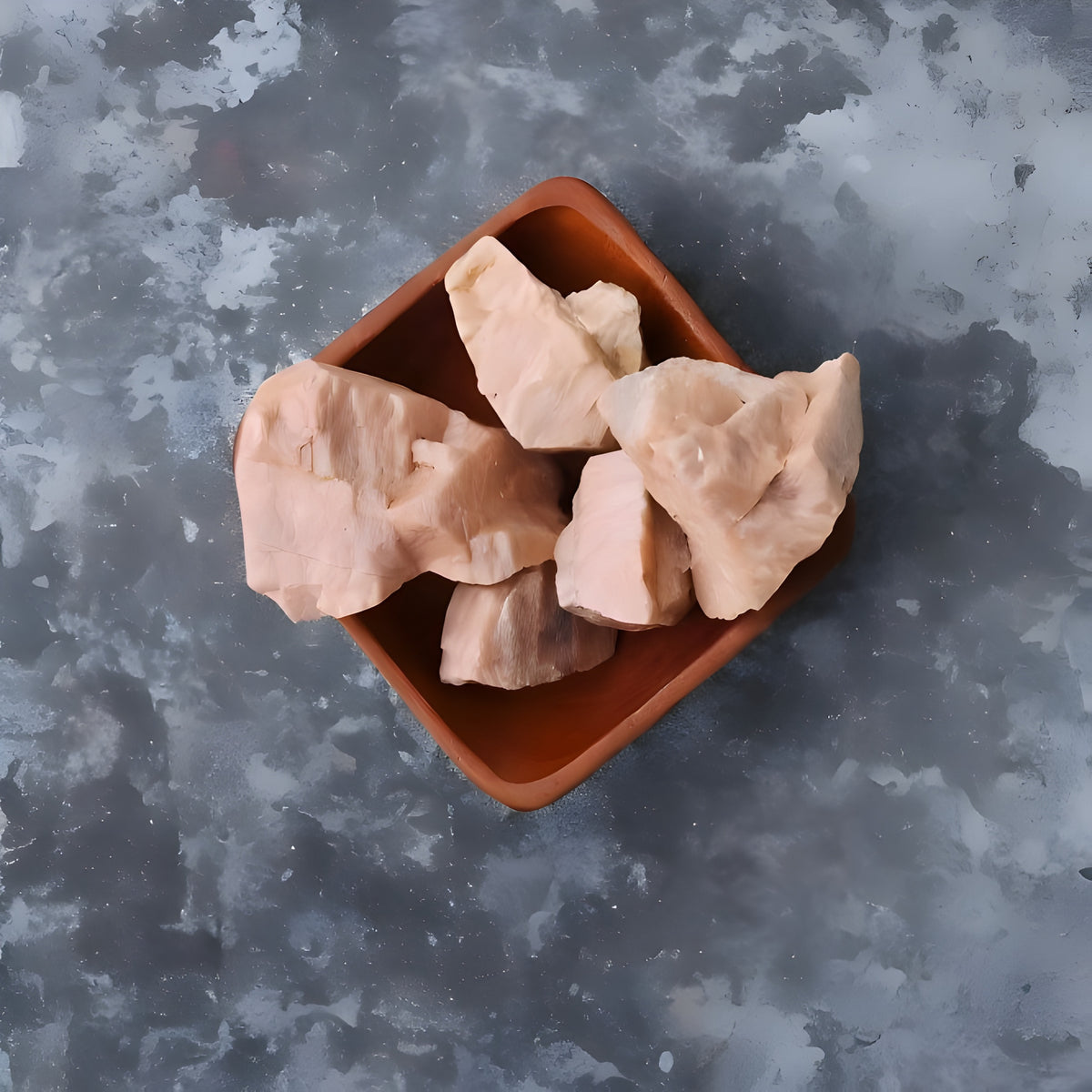Kalavati Agate Raw Peach Moonstone Crystal
