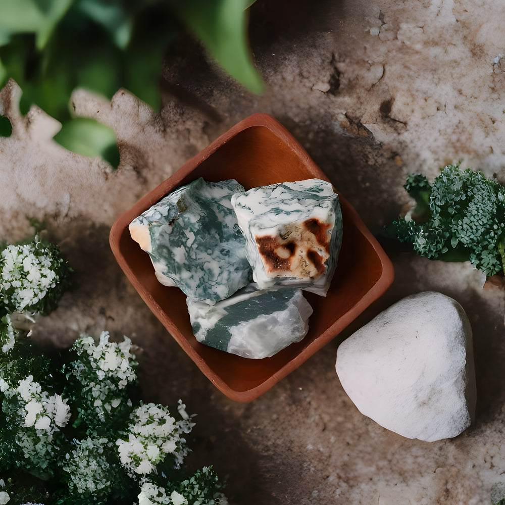 Kalavati Agate Premium Tree Agate Rough Crystal