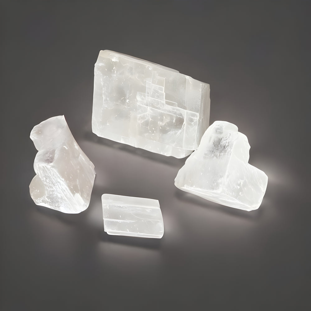 Kalavati Agate Natural White Selenite Stone