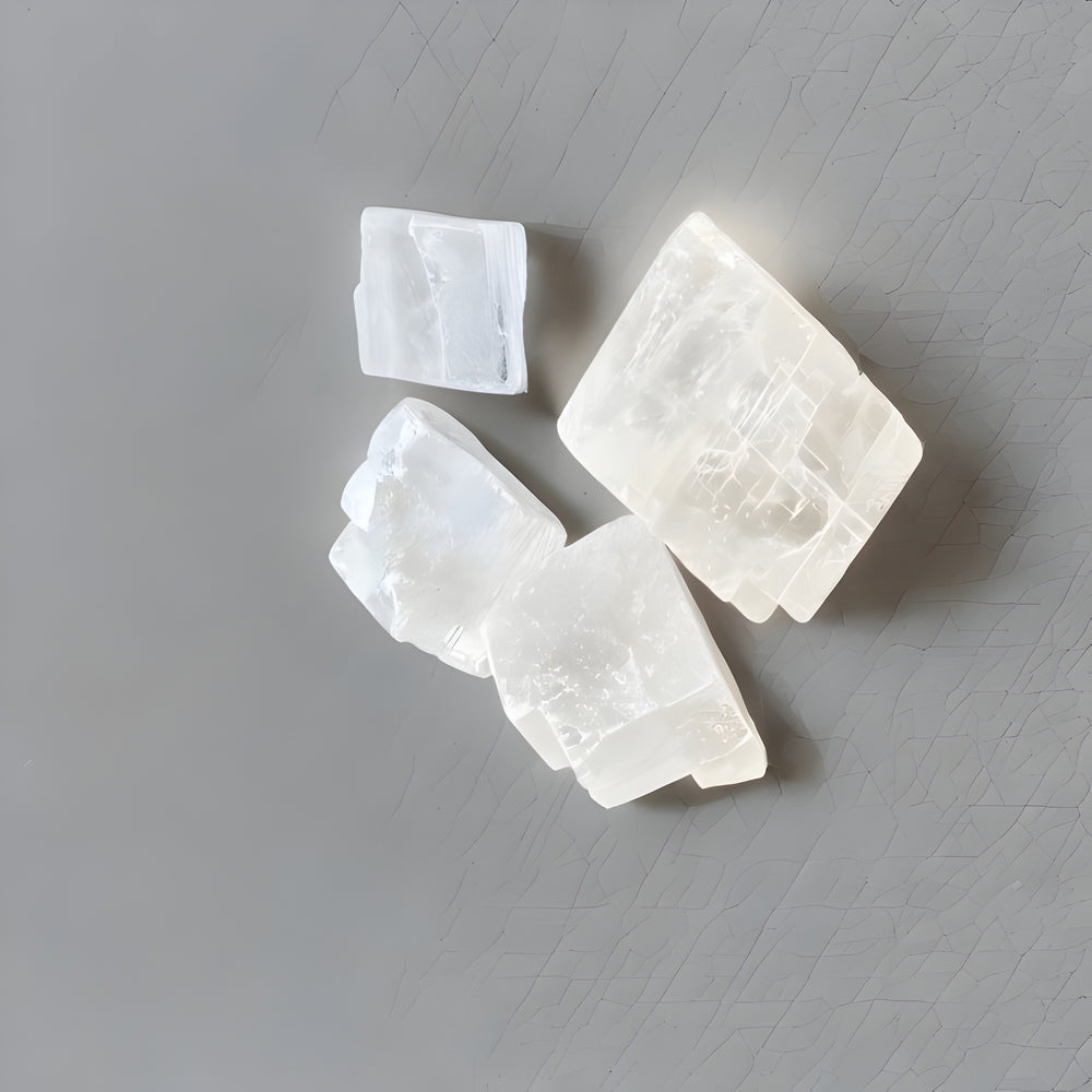 Kalavati Agate Natural White Selenite Stone