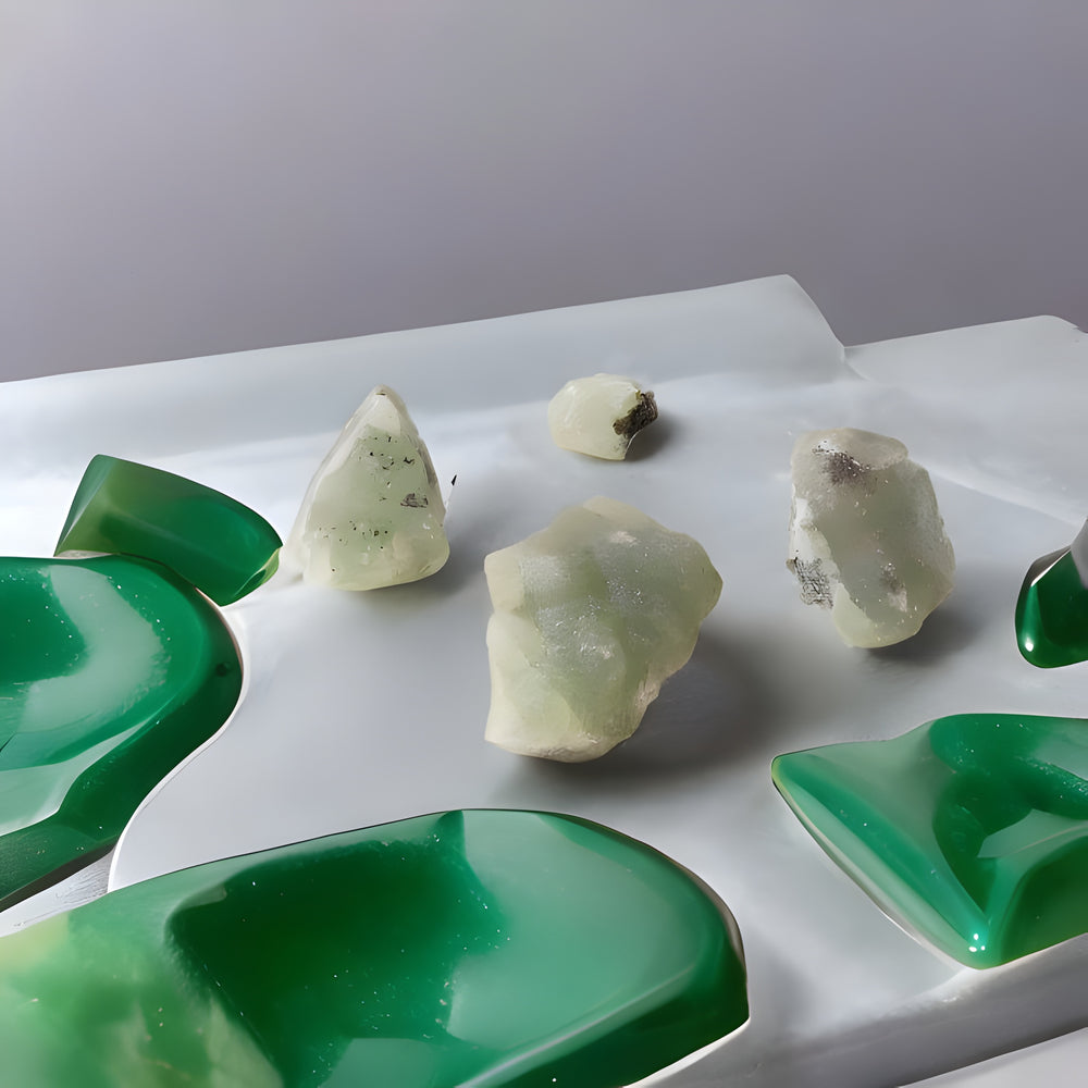 Kalavati Agate Premium Raw Prehnite Crystal