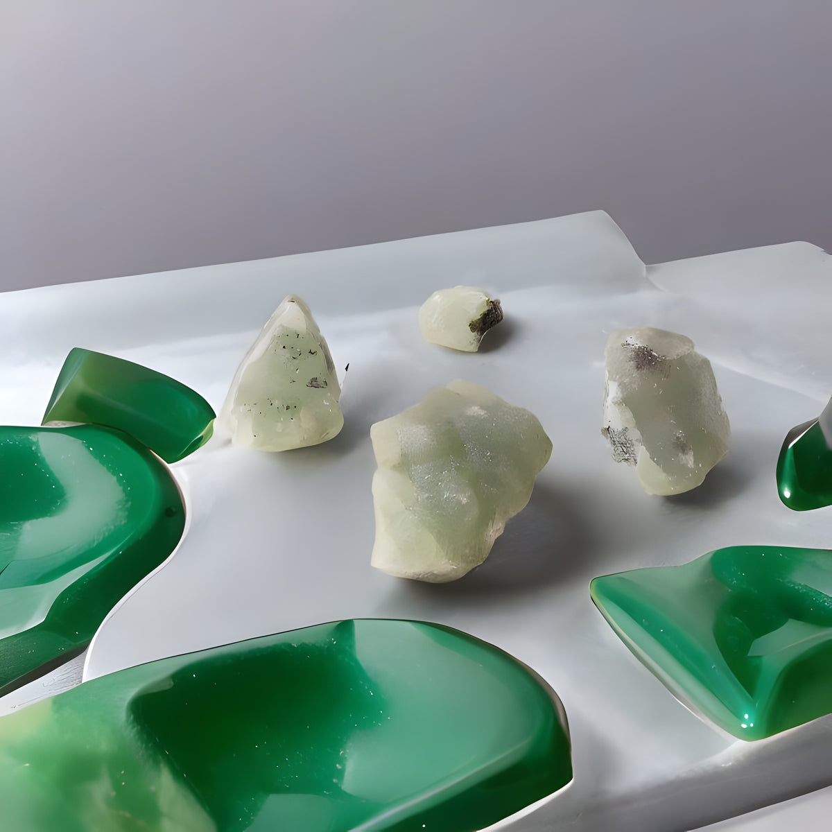 Kalavati Agate Premium Raw Prehnite Crystal