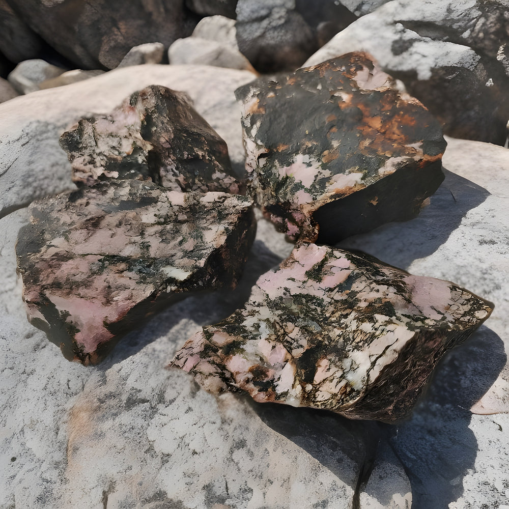 Kalavati Agate Premium Rhodonite Gemstone