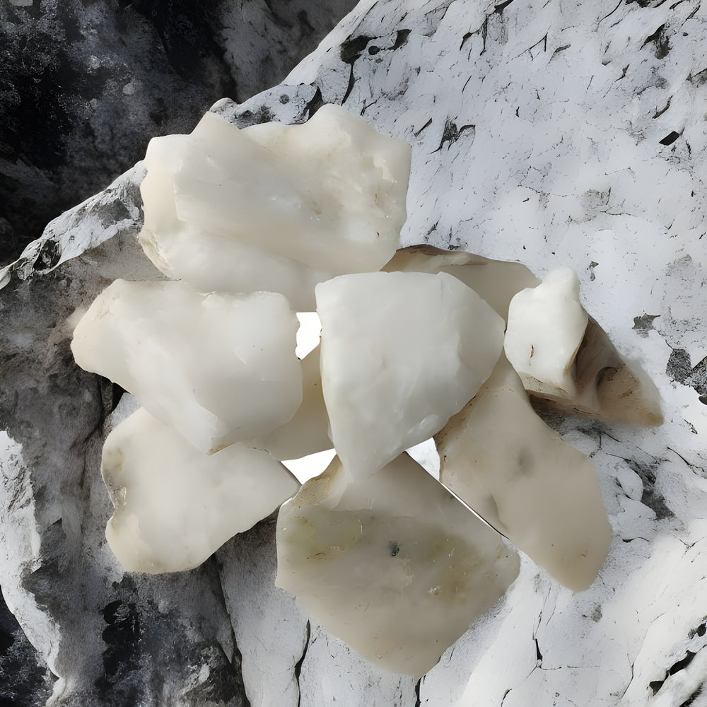 Kalavati Agate Authentic White Moonstone Crystal