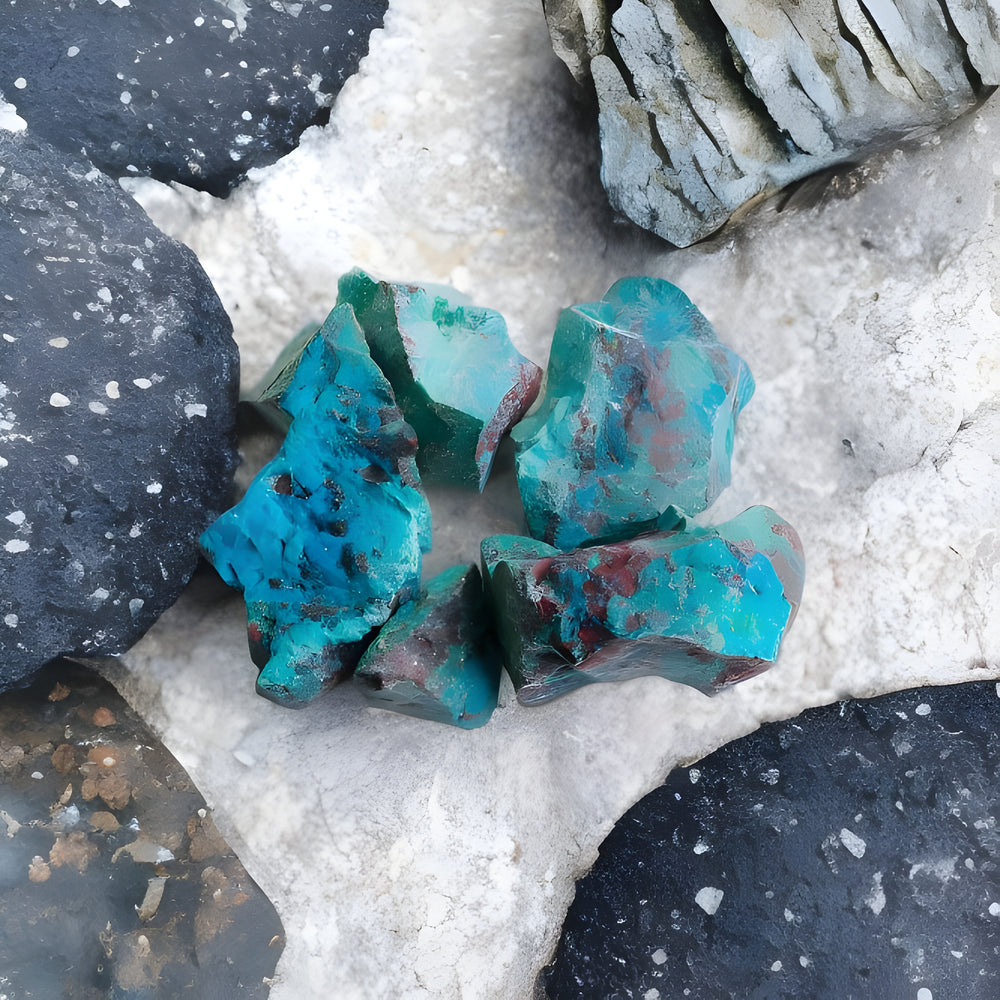 Kalavati Agate Premium Raw Chrysocolla Crystal