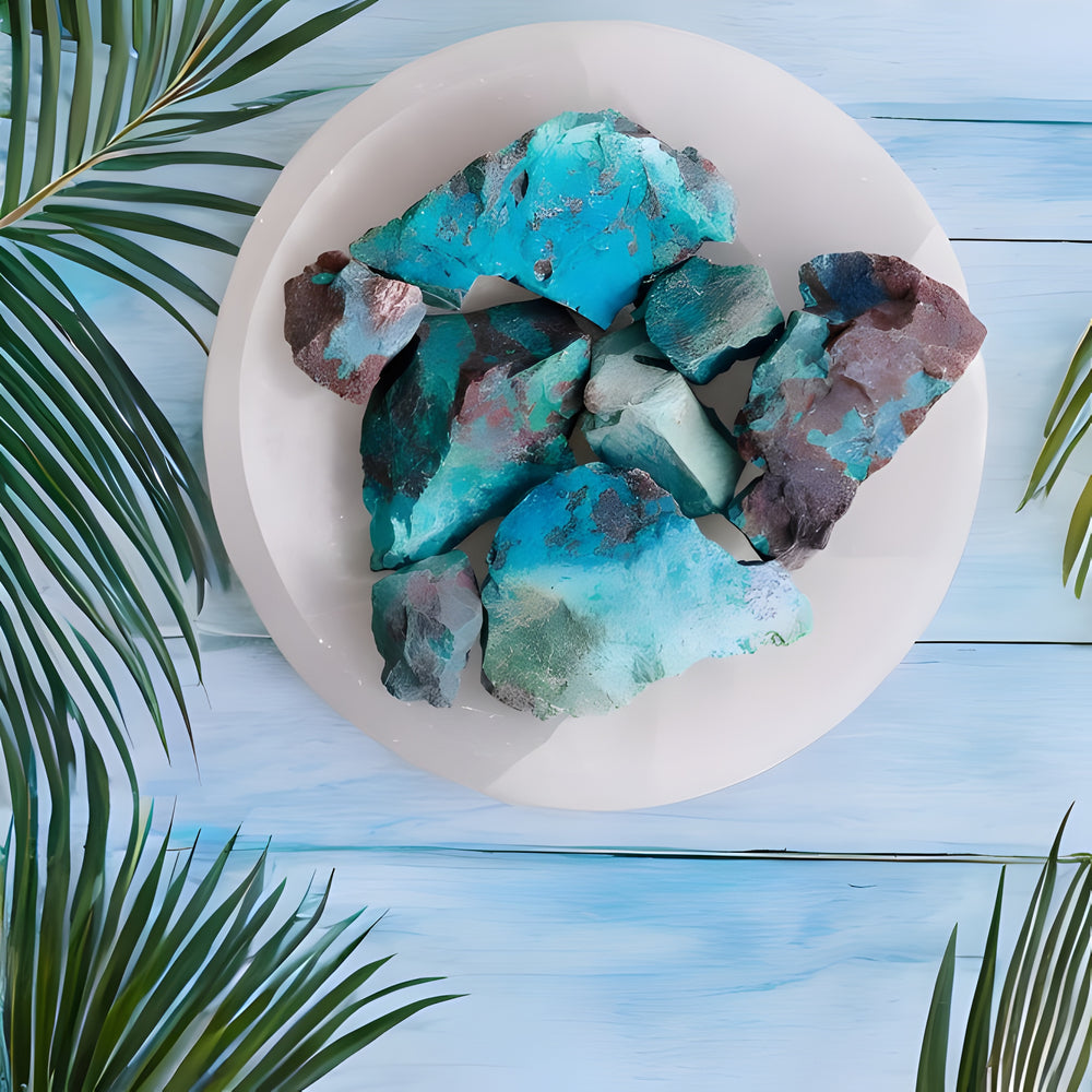 Kalavati Agate Premium Raw Chrysocolla Crystal