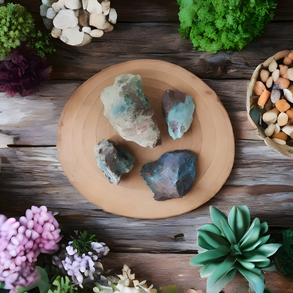 Kalavati Agate Premium Raw Chrysocolla Crystal